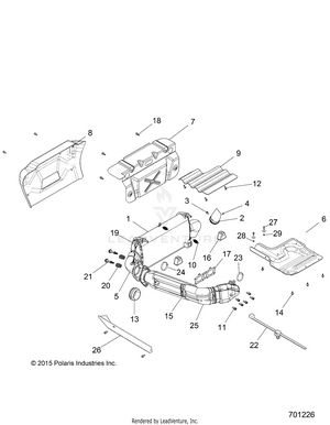 Engine, Exhaust System - Z16vde99fm/nm (701226) Schematic