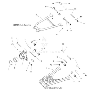 Suspension, Rear - R16rva57a1/b1/e57a9/b9 (49rgrsusprr13900xp) Schematic