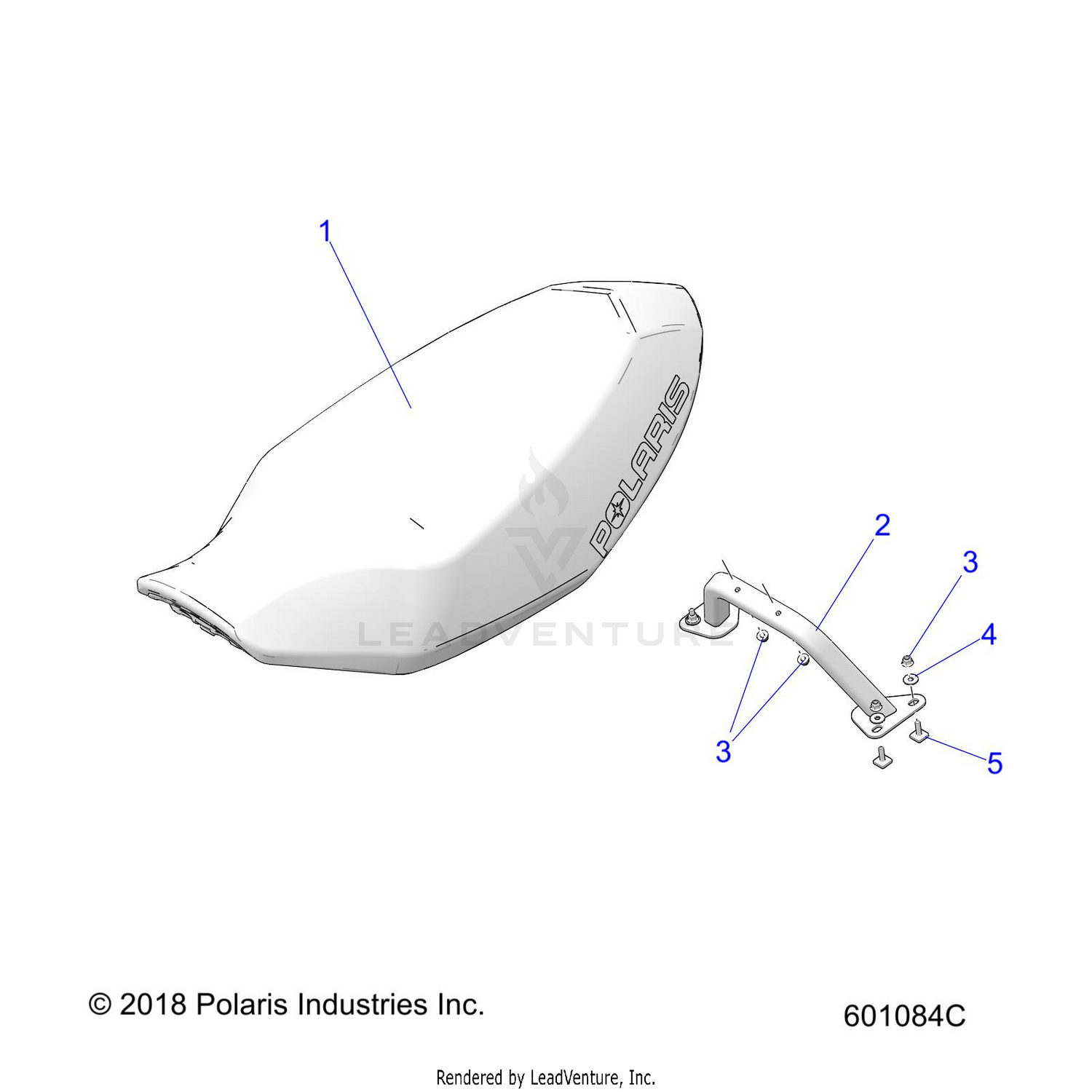 BODY, SEAT ASM. - S22CBA5TSL (601084C)