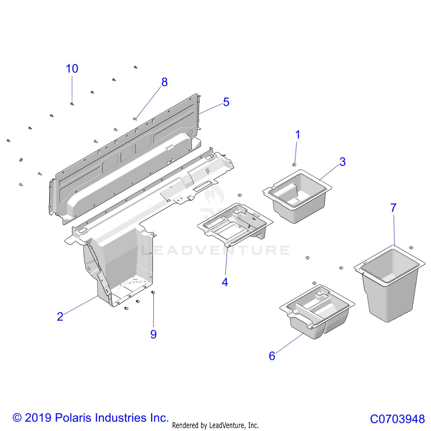 BODY, STORAGE AND CLOSE OFF - D21BEP99A4/B4/GP99A4 (C0703948)
