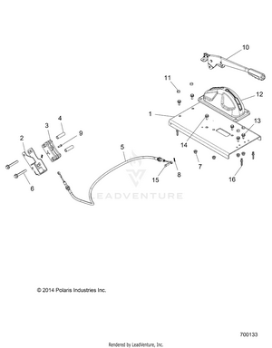 Brakes, Park Brake - R15rma57fa (700133) Schematic