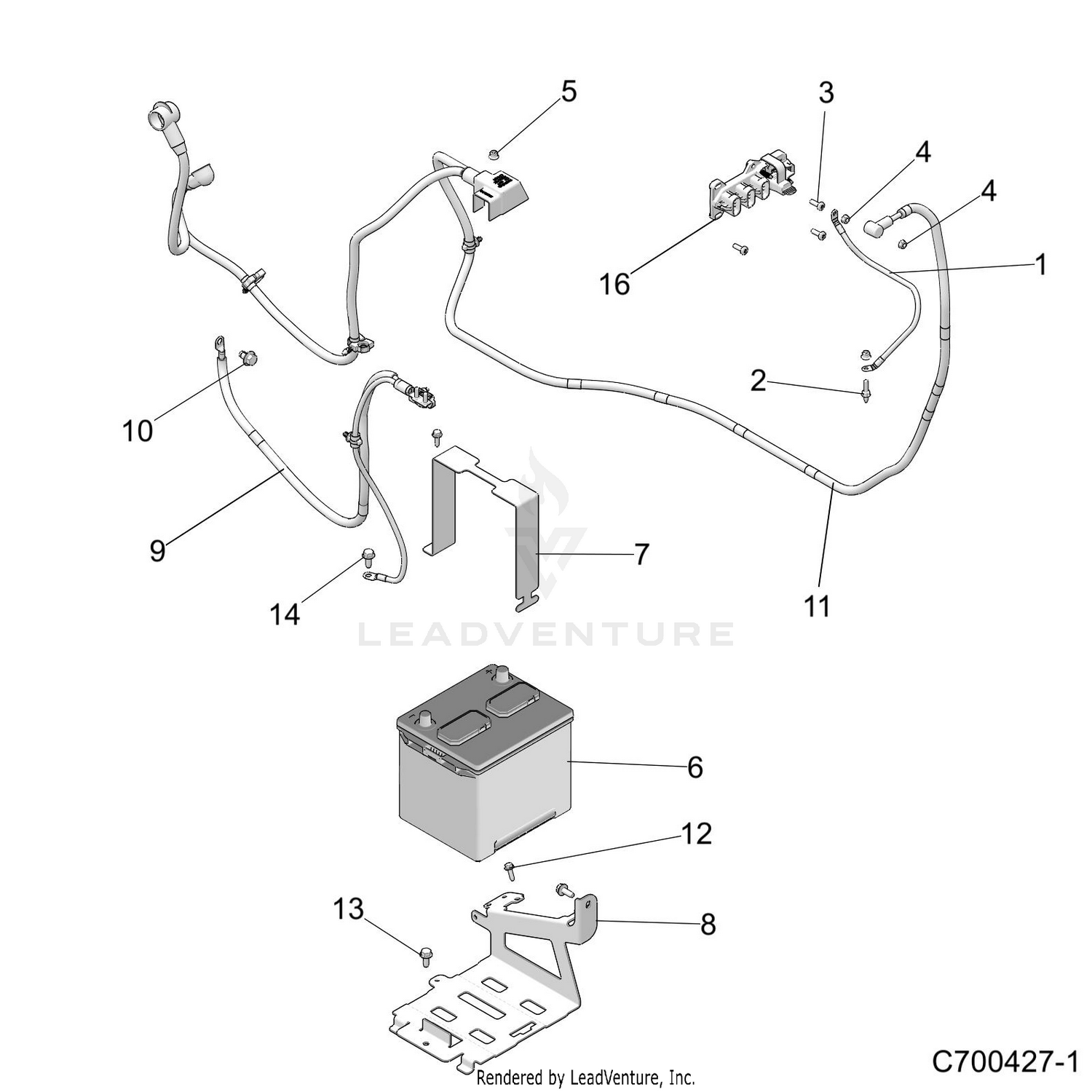 ELECTRICAL, BATTERY - D21BBP99A4/B4/FP99A4 (C700427-1)