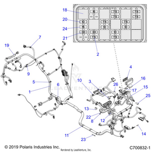 Electrical, Wire Harness - Z20pal92ag/ap/lg (c700832-1) Schematic