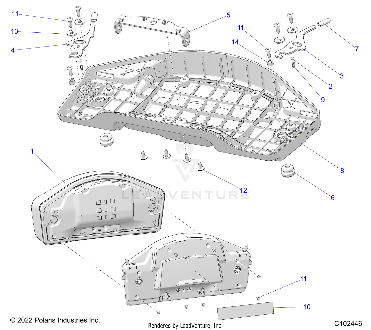 BODY, SEAT, PASSENGER, BOTTOM - A26SZE57CL/EL (C102446)