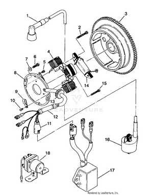Magneto Assembly - W937527 (4924042404036a) Schematic