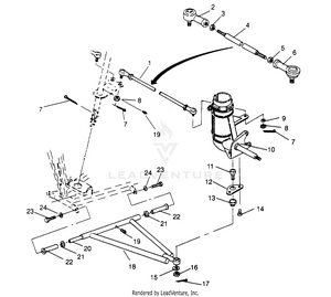 Steering/a-arm Assembly Magnum 2x4 W957544 (4926852685b007) Schematic