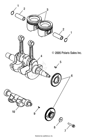 Crankshaft And Piston - A06mh68aa/ad/af (4999200179920017d08) Schematic