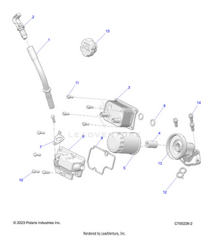 Engine, Dipstick And Oil Filter - R24rsu99aj/ak/az/a9/bj/bk/bz/b9 (c700226-2) Schematic