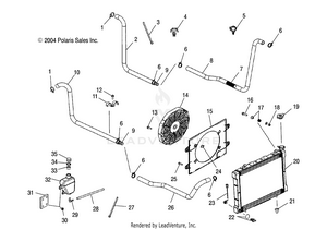 Cooling System - R05rb50aa/rd50aa/ab/ac/ad/rf50aa/ab (4995359535a14) Schematic