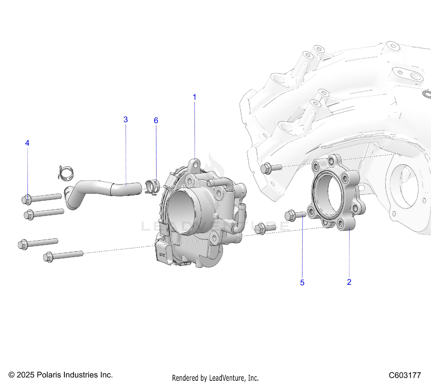 ENGINE, ELECTRONIC THROTTLE BODY - S26AJT9FEL (C603177)