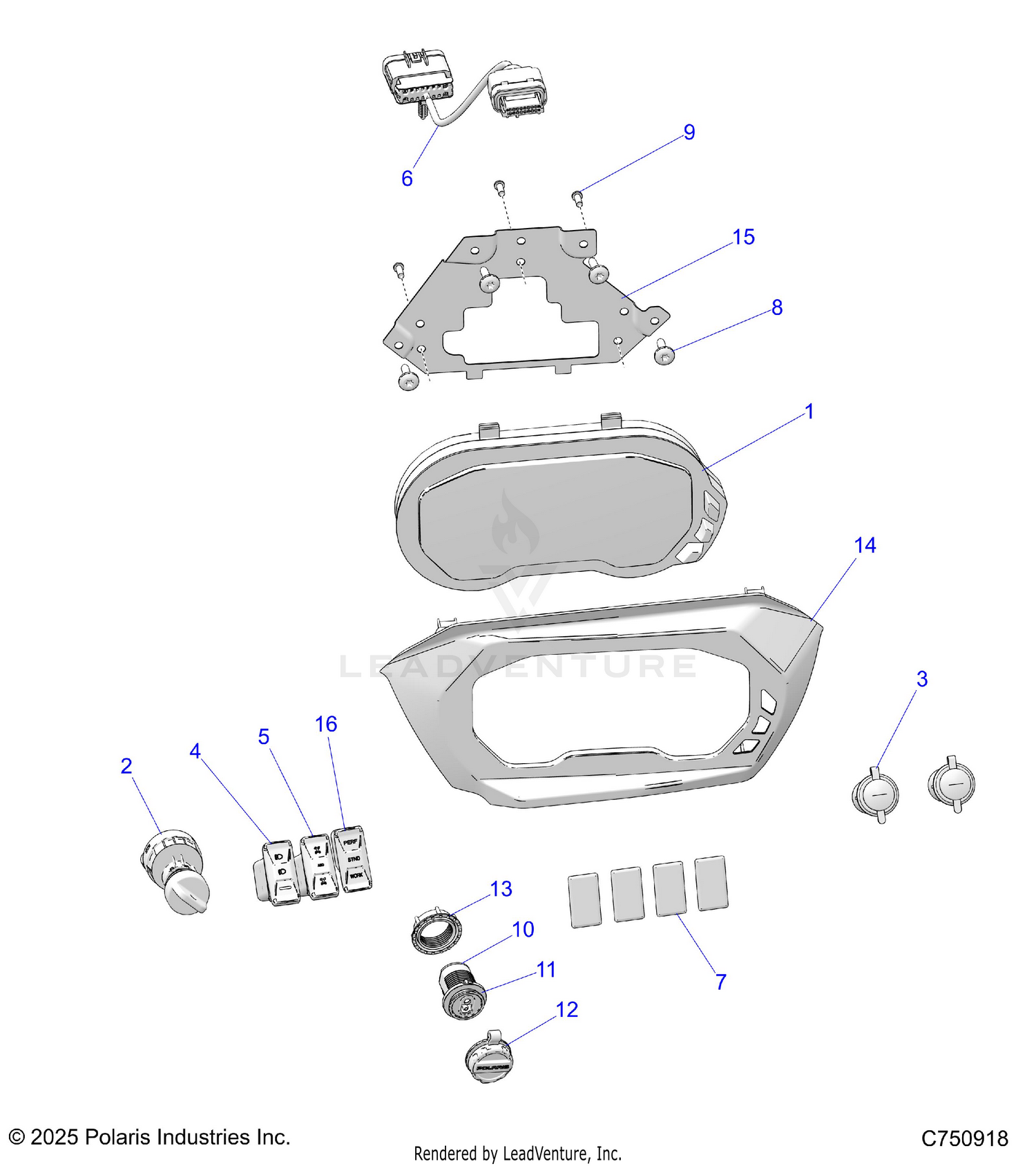 ELECTRICAL, DASH INSTRUMENTS AND CONTROLS - Z26NEX99A4/B4/A6/B6 (C750918)