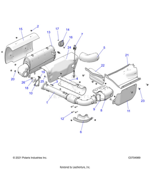 Engine, Exhaust System - Z22m4u92ap/bp (c0704989) Schematic