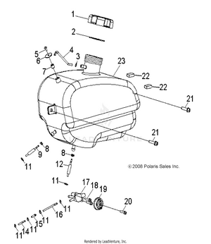 Body, Fuel Tank And Hoses - A09fa09aa/ab (49atvfuel09sp90) Schematic