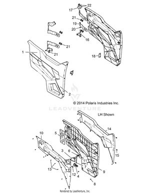 Body, Door - R14uh9ean  (49rgrdoor149xp) Schematic
