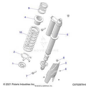 Suspension, Rear Shock Mounting, Standard/premium - Z21r4e92ag/as/bg/bs (c0702879-6) Schematic