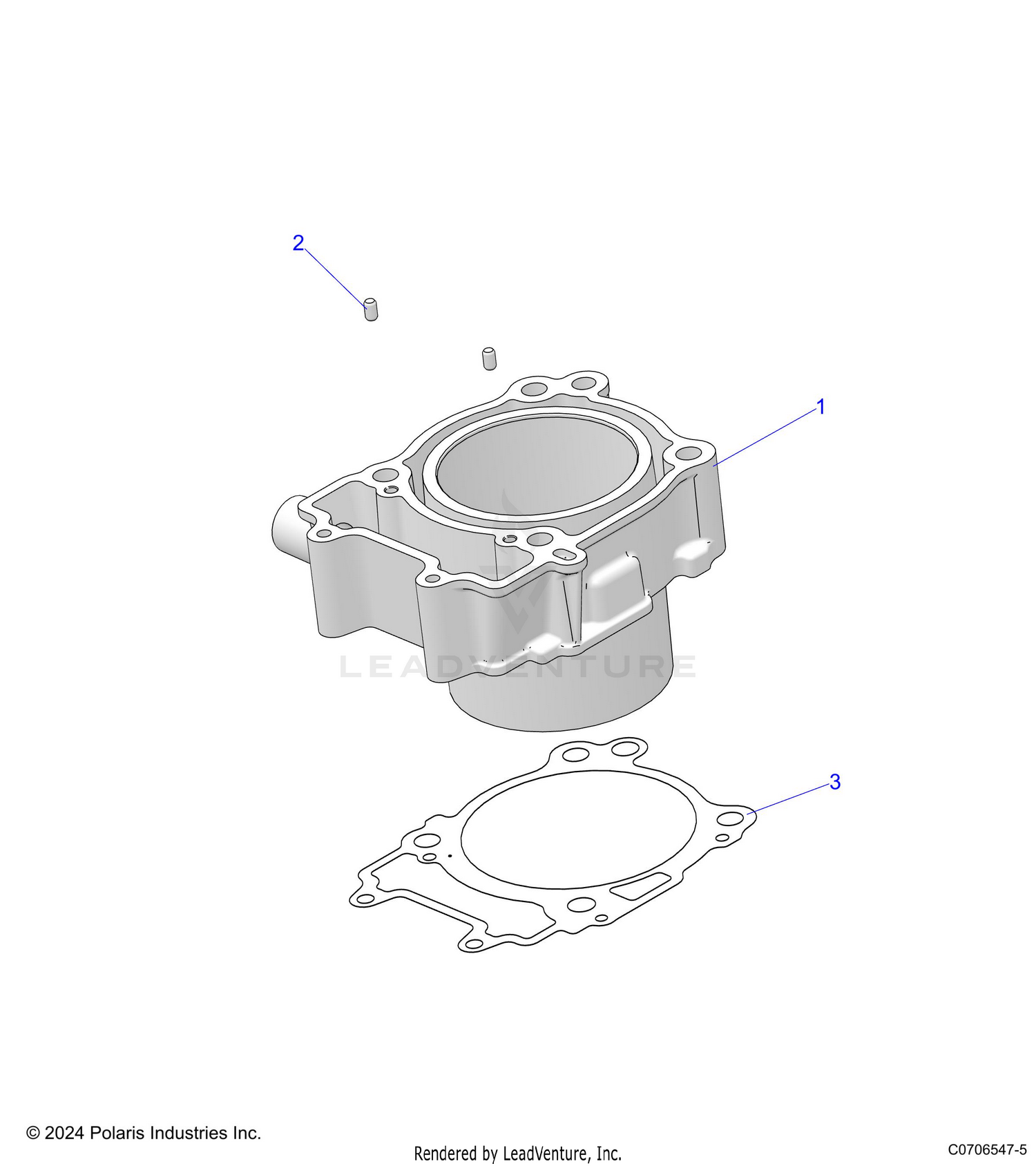 ENGINE, CYLINDER - D26M4A57B4/G57B4/U57B4/W57B4 (C0706547-5)