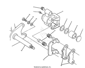 Front Brake Assembly 250 2x4 - Update (4919781978016a) Schematic