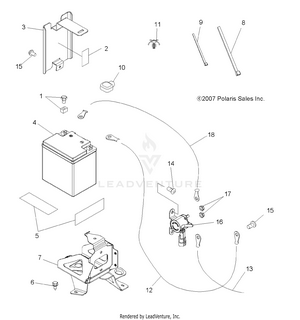 Electrical, Battery - A08dn50af/as/aw/az (49atvbattery08spx25) Schematic