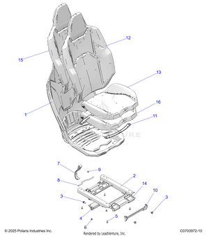 Body, Seat Asm. Rear - Z25nmf99a4/a5/b4/b5 (c0703972-10) Schematic