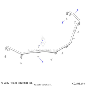 Body, Front Rack Extenders - A21sez57am/an/bm/bn (c0211524-1) Schematic