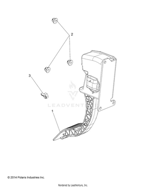 Engine, Throttle Pedal - R15rma57fa (49rgrthrottlepedal15570) Schematic