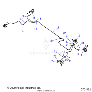 Brakes, Brake Lines And Master Cylinder - R21t6u99ap/ag/bp/bg (c701152) Schematic