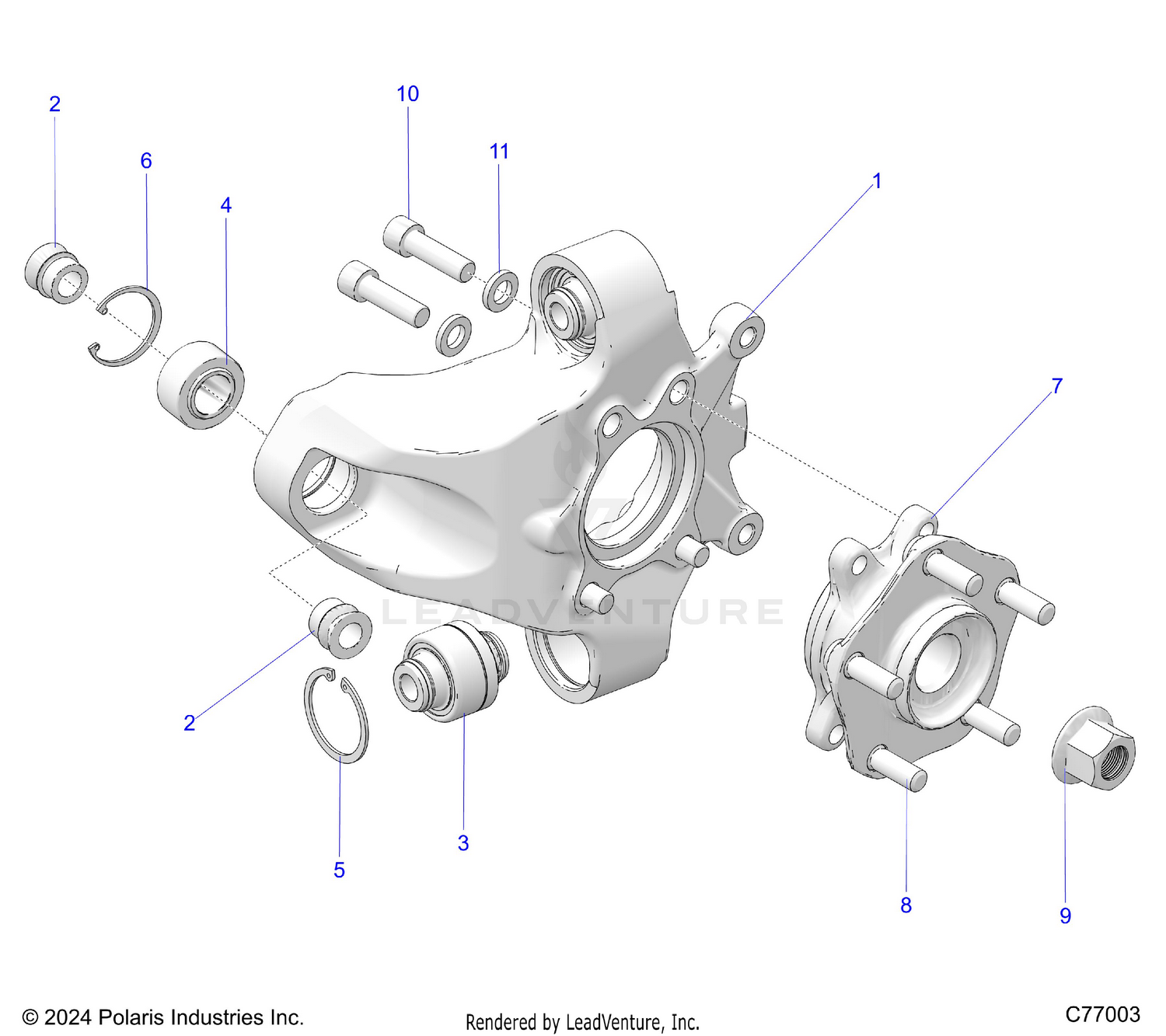 SUSPENSION, REAR CARRIER - Z26RRL2KAL (C77003)