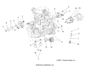 Engine, Mounting - A09cl76aa (49atvenginemtg08sp800efi) Schematic