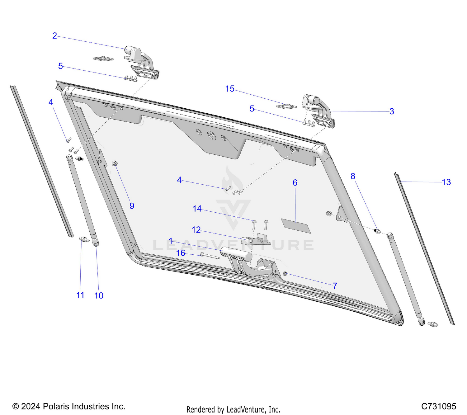 BODY, WINDSHIELD - R26XAN1RBB (C731095)