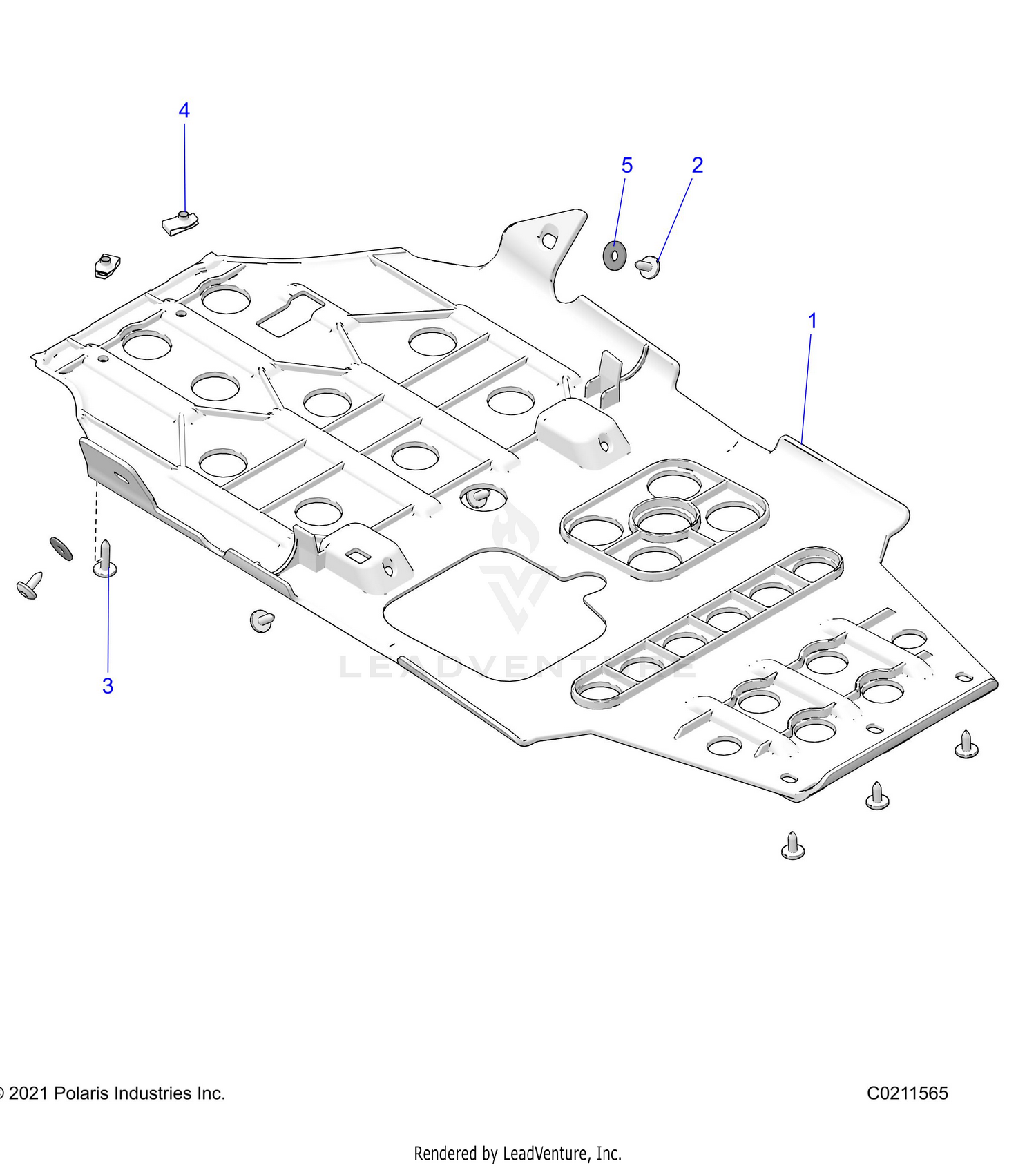 BODY, SKID PLATES - A26SLZ95AF (C0211565)