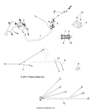 Electrical, Wire Harnesses - R12rh45ag/ah/ar (49rgrharness12400) Schematic