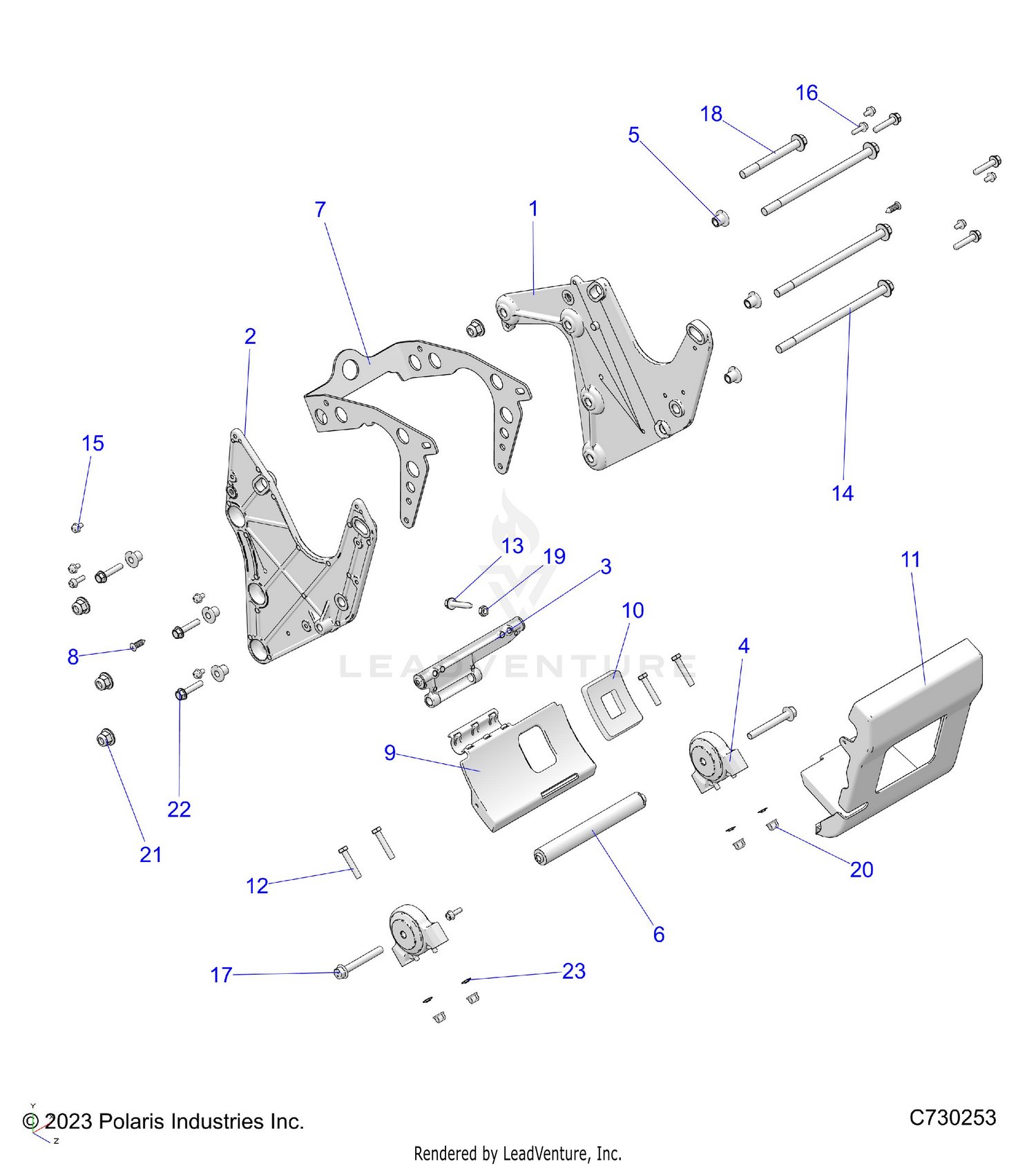 ELECTRICAL, MOTOR-EV, MOUNT - R24E3GC4BD/B9 (C730253)