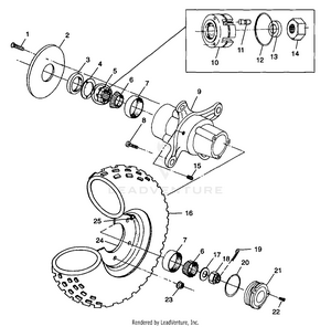 Front Wheel - S98ch50e(b) (4950135013b008) Schematic