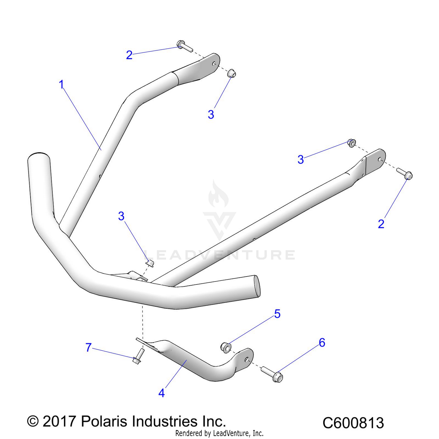 BODY, BUMPER, FRONT - S22CFF5TSL (C600813)