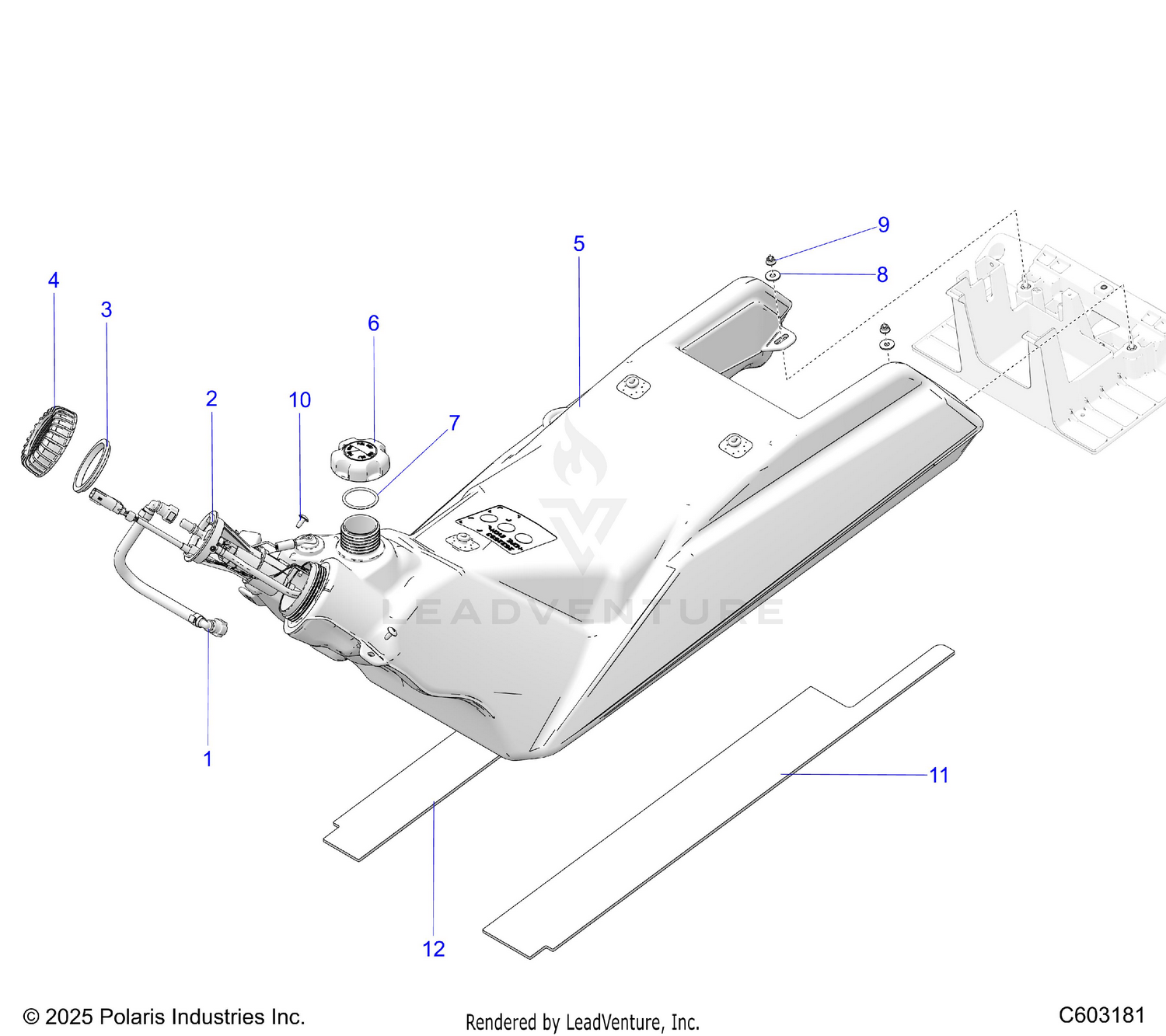 FUEL SYSTEM, TANK - S26AJE9FSL/AJN9FSL/FSM (C603181)