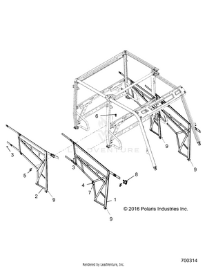Body, Side Nets - R18rne57nv (700314) Schematic