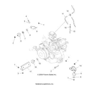 Engine, Mounting - A10ea32aa (49atvenginemtg10boss) Schematic
