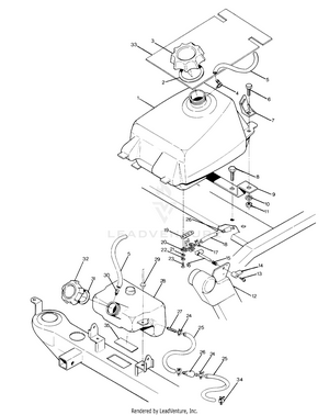 Fuel Tank Assembly (4916341634009a) Schematic