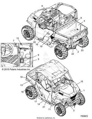 Body, Decals - R16rge99a7/ae/av (700803) Schematic