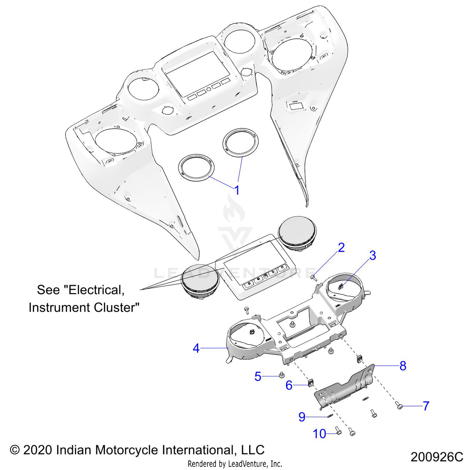 BODY, FAIRING ASM 3 - N22TCBAA ALL OPTIONS (200926C)