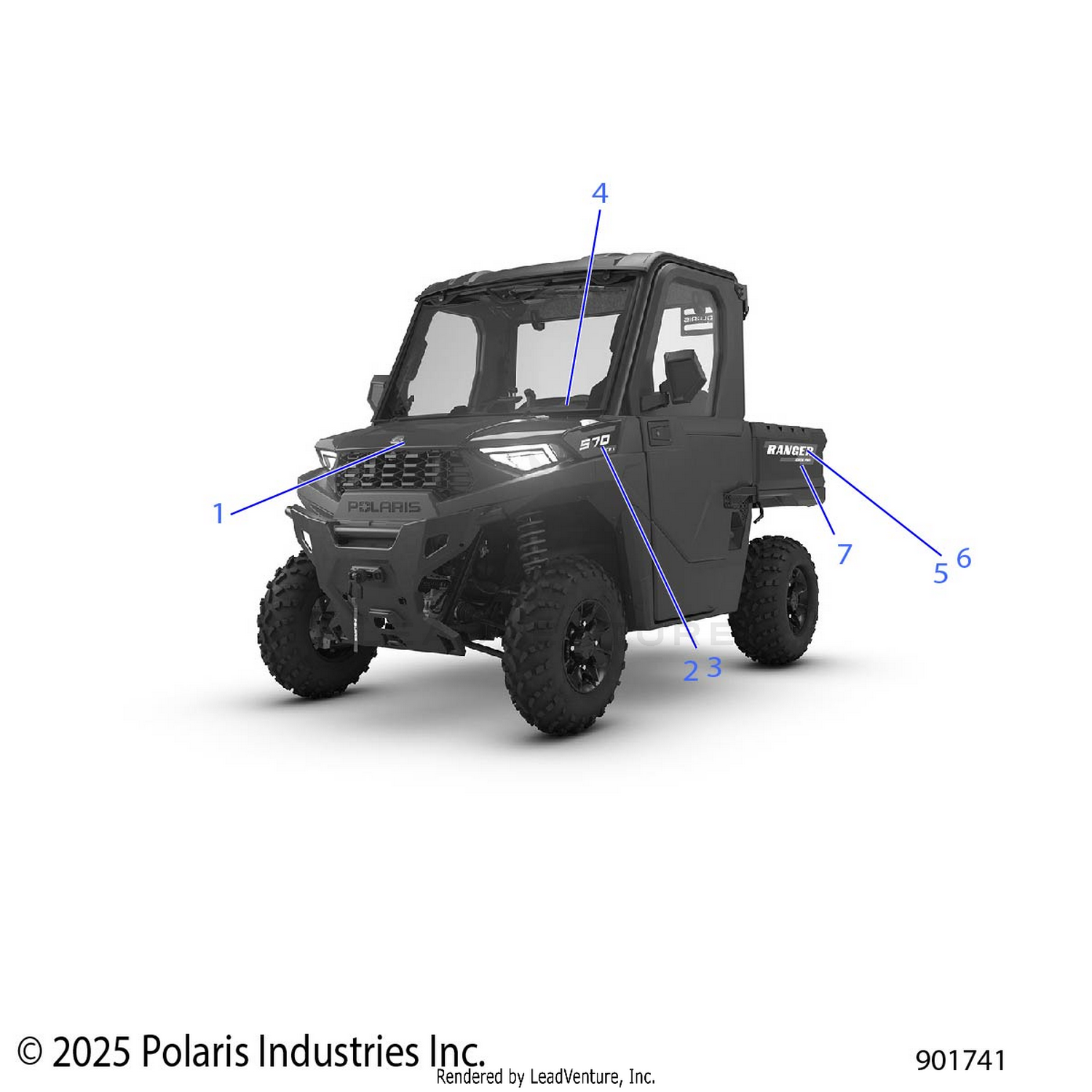 BODY, DECALS, GRAPHIC - R26MAU57CP/EP (901741)