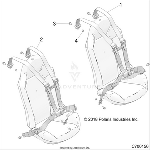 Body, Seat Belt Mounting - Z20pal92ag/ap/bg/bp/lg/g92ag/ap/lg (c700156) Schematic