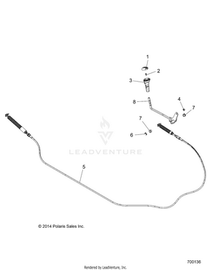 Drive Train, Gear Selector - R15rma57fa (700136) Schematic