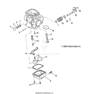 Carburetor, Lower - A06cd32aa/ab/ac (4999201699920169c14) Schematic