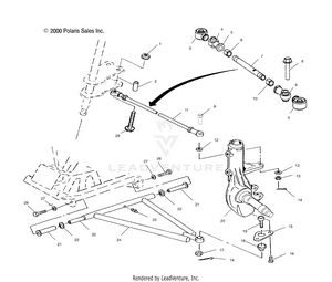 A-arm/strut Mounting - A01aa32aa (4963816381b003) Schematic