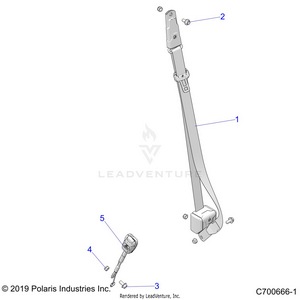 Body, Seat Belt Mounting - Z22s1e99al/bl (c700666-1) Schematic