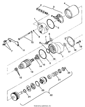 Starting Motor - A99bg38ca (4949664966d007) Schematic