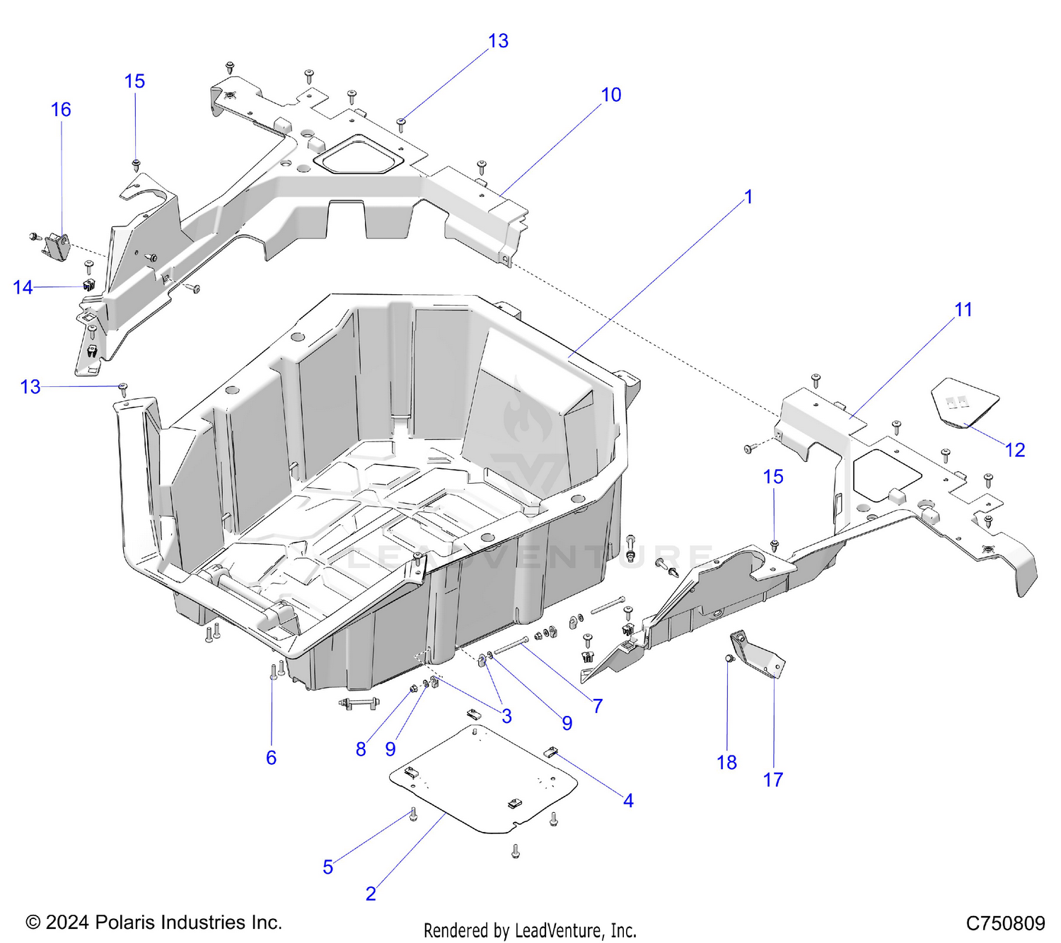 BODY, CARGO BOX - Z26XPE92A4/B4/A6/B6 (C750809)