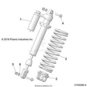 Suspension, Front Shock Mounting - Z22nar99af/bf (c700280-4) Schematic