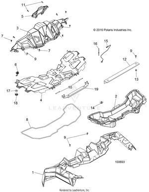 Body, Hood And Front Body Work - A17dae57am (100693) Schematic